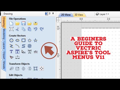 Vectric Aspire toolpath strategies explained.